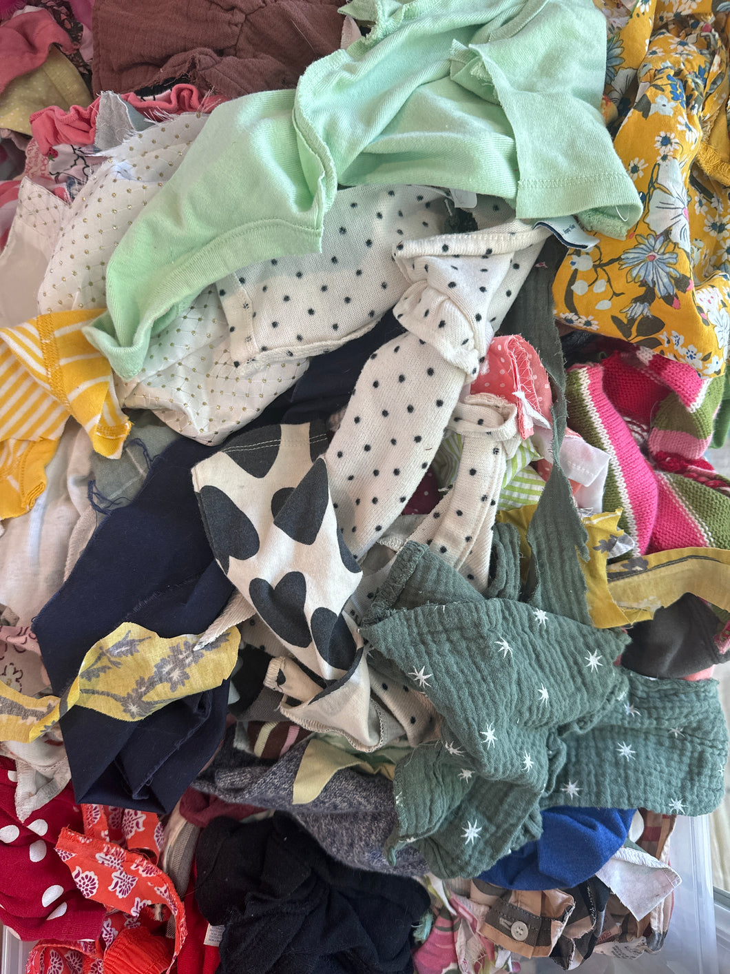 Baby Clothes Scrap Bag